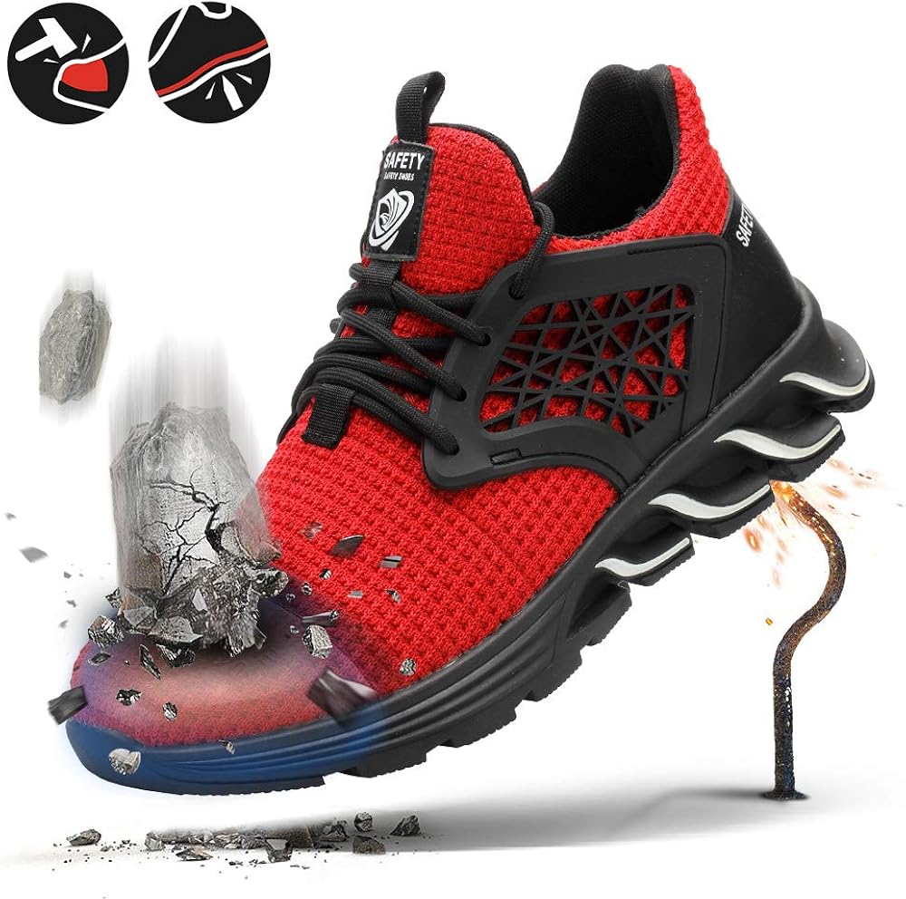 sport fashion steel toe shoes
