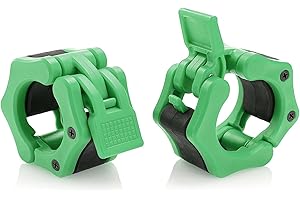 Greententljs Olympic Barbell Collar 2 inch Quick Release Pair of Locking 2" Pro Weight Bar Plate Locks Clamp Clips for Workout Weightlifting Fitness Training