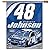 NASCAR Jimmie Johnson Vertical Flag, 27 x 37", Multicolor
