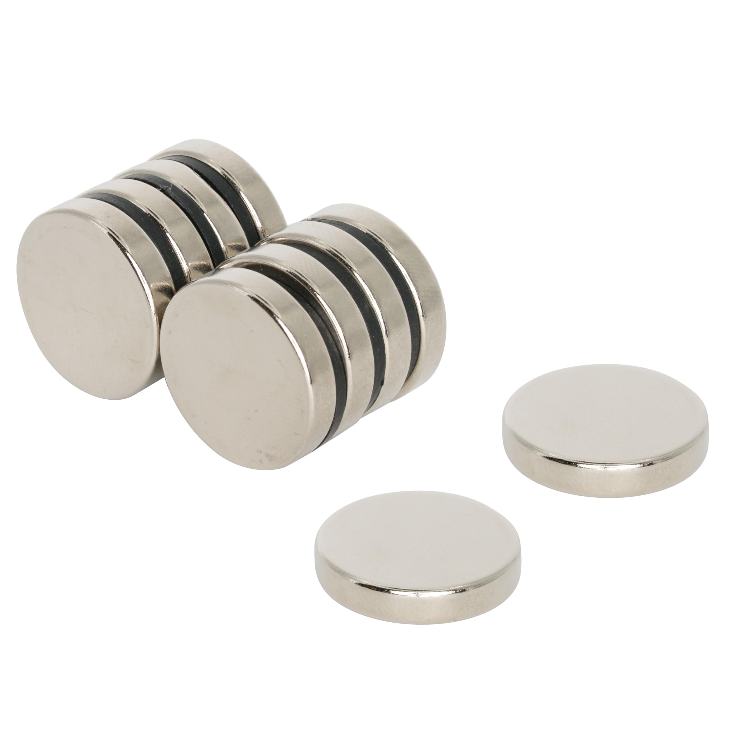15mm dia x 3mm thick N42 Neodymium Magnet - 2.9kg Pull (Pack of 10)