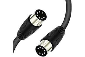BSHTU Midi 7Pin DIN Cable, 7 Pin Din Male to Male Professional Premium Audio Cord for B&O Stereo Systems, Audio Devices, Comp