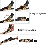 Ayaport 2.4M Endless Ratchet Straps 25mm No Hooks 2 Pack Heavy Duty Nylon view 4
