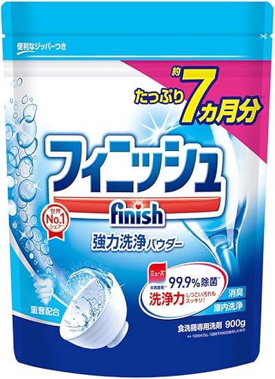 Amazon 食洗機 洗剤 フィニッシュ パウダー 詰め替え 900g 約0回分 フィニッシュ 食器洗い機用洗剤