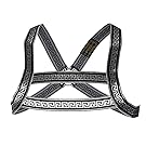 MASSIVE Gladiator Harness, Black/Silver, OS