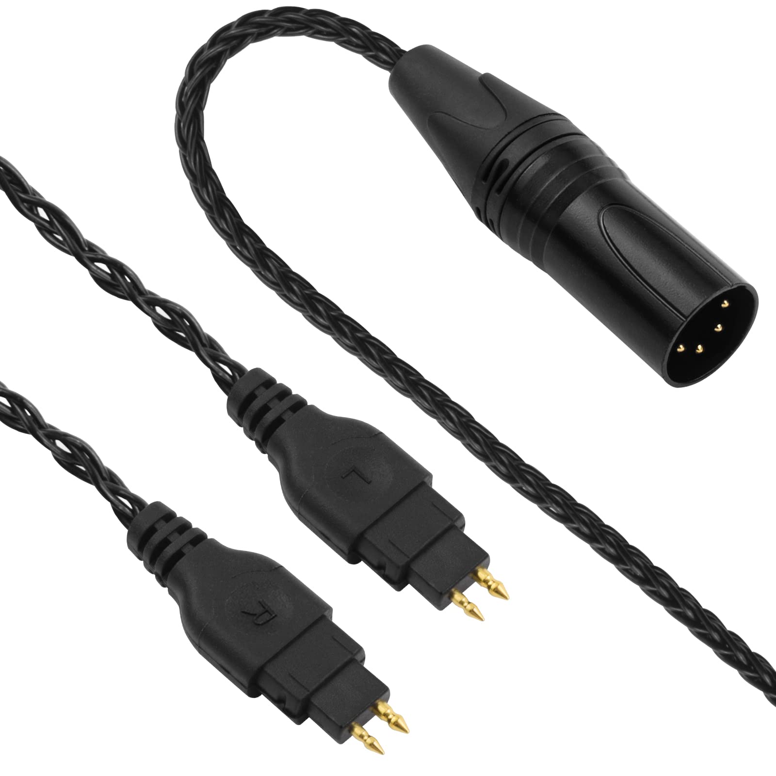 Saipomor 6.5ft HD6xx Cord Replacement Upgrade XLR Balanced Cable Compatible with Sennheiser HD660s HD650 HD600 HD580 HD565 HD545 HD535 Headphones (XLR 4-pin)