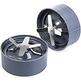 Replacement Extractor Blade For Nutribullet, QUIENKITCH Replacement Parts & Accessories Compatible with Nutribullet 600W/900W Models (2 Packs)