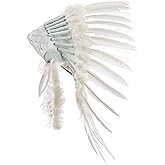 Novum Crafts Feather Headdress | Native American Indian Inspired | Choose Color
