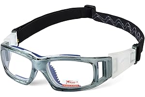 PANLEES Pellor Goggles Sports Glasses Adjustable Elastic Wrap Eyewear For Soccer Basketball Tennis Lover (Blue)