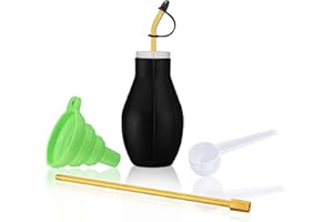 EYOURLIFE Bulb Duster Sprayer Insect Buster – Handheld, 7" Extendable Applicator Dispenser for Diatomaceous Earth & Other Home Powder Applications – Non-Toxic Assemble Garden Farm…