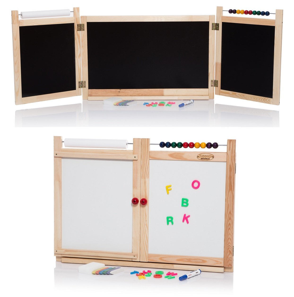 Schultafel Für Kinder Kinder Tafel Holz Kindertafel Malerei Holztafel Doppelseitige Spielzeug Ab 2 Jahre Mädchen
