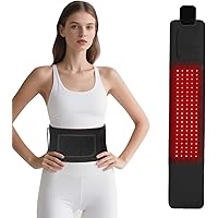 Red Light Belt for Waist, 315 PCS Chips Red Light Waist Belt with Cord for Home, Office, Travel, Black