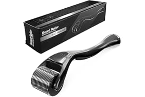 HONGMAO Derma Roller 540 Stainless Steel Black Microneedling Roller Facial Skin Care Home Use for Face Beauty Massage Tools