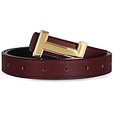 Relang Women's Belts with Gold Buckle, Fashion Waist Band, Elegant Ladies' Belt, Gift for Women