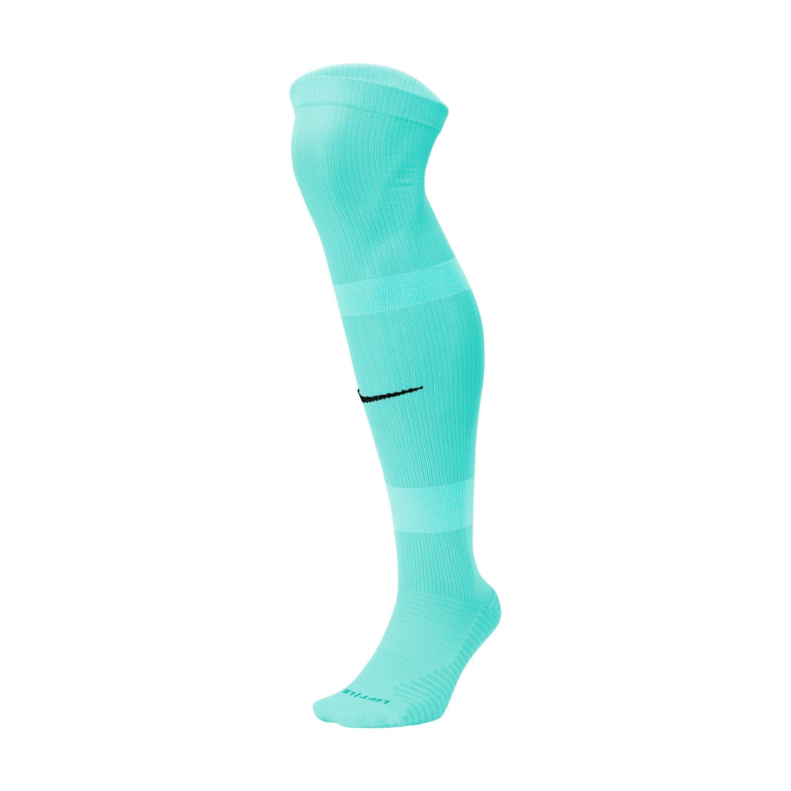 NIKE CV1956-354 MatchFit Socks Unisex HYPER TURQ/HYPER TURQ/BLACK Size S