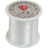 0.2mm Diameter Clear Nylon Fish Fishing Line Spool Beading String by Como
