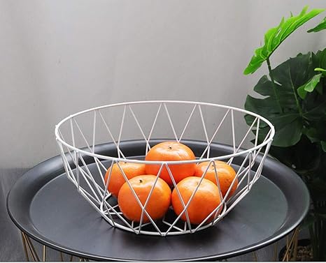 Amazon Nanayi フルーツバスケット フルーツボール 果物かご 収納バスケット お菓子収納かご 収納かご 果物 野菜 お菓子 雑貨 鉄製 フルーツバスケット オンライン通販