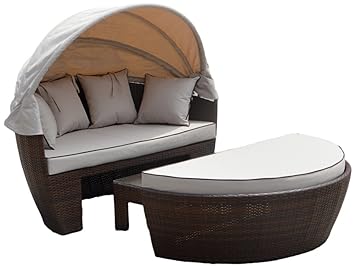 Rattanbett Gartenmöbel