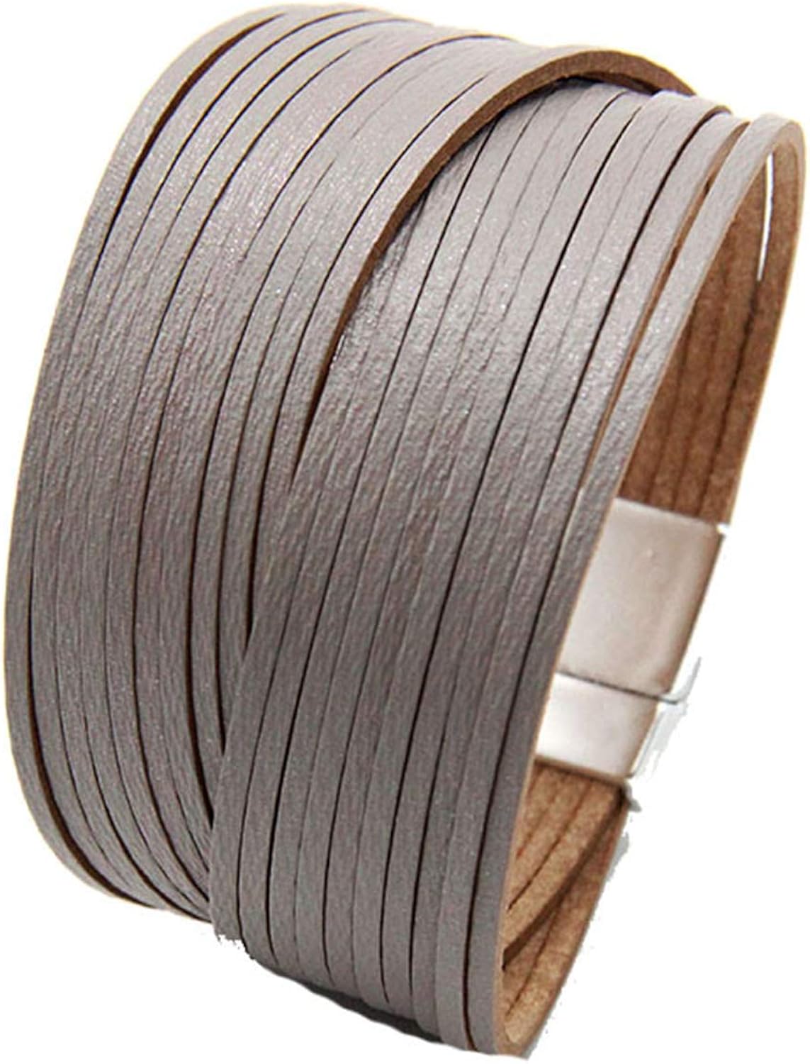 3Mm Mini Leather Strip Combination Women Bracelet Winnter Color Designs