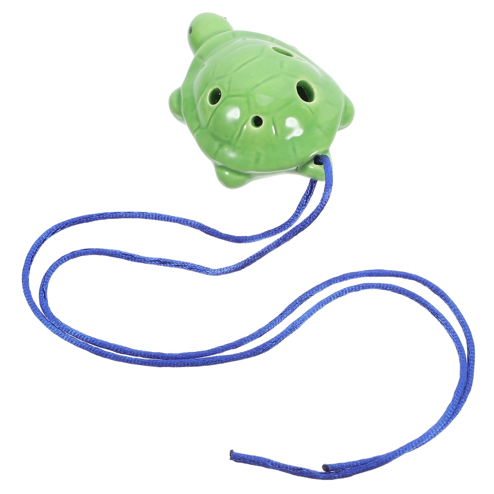 MILISTEN 6 Hole Alto Ocarina Ceramic Ocarina Green Turtle Shape Chamber Musical Instrument Flute for Kids Beginner
