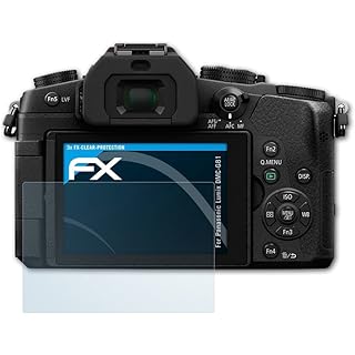 Panasonic Lumix DMC-G81 Schutzfolie - 3 x atFoliX FX-Clear kristallklare Displayschutzfolie