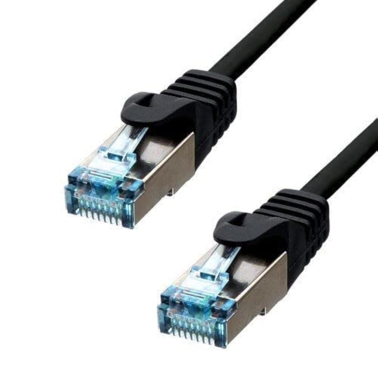PROXTEND CAT6A S/FTP CU LSZH Ethernet Cable Black 1M