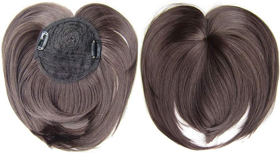 CerisiaAnn Hair Topper, Clip-on Heat Resistant Fiber Hair Extension Wig Hairpiece for Women