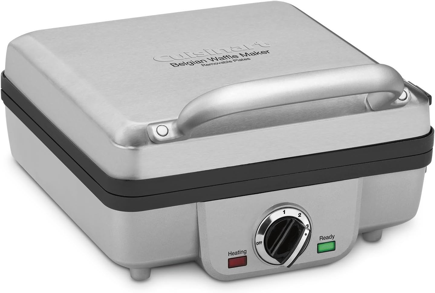 Cuisinart Belgian Maker with Pancake Plates Waffle Iron, Single, Silver, WAF-300P1: Electric Waffle Irons: Kitchen & Dining