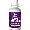 MRM Nutrition CoQ-10 L-Carnitine Liquid | Cherry Pomegranate Flavored | Energy + Antioxidants | Naturally derived CoQ-10 | 32 Servings