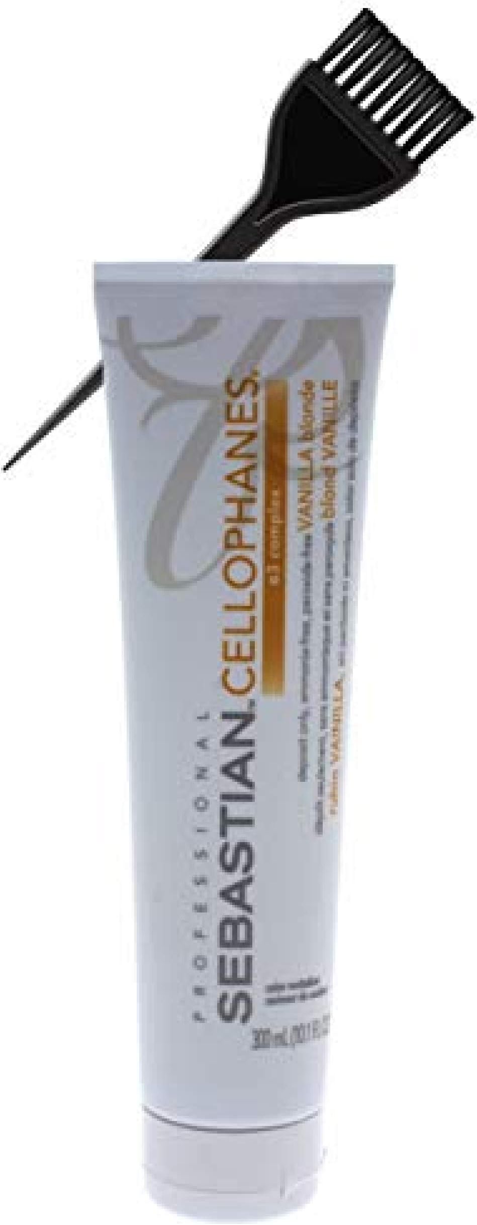 CELLOPHANES, Hair Color Revitalizer with A3 Complex Conditioner, Deposit Only, Ammonia-Free, Peroxide-Free (with Sleek Tint Applicator Brush) Haircolor Dye (VANILLA BLOND - 10.1 oz. / 300 ml)