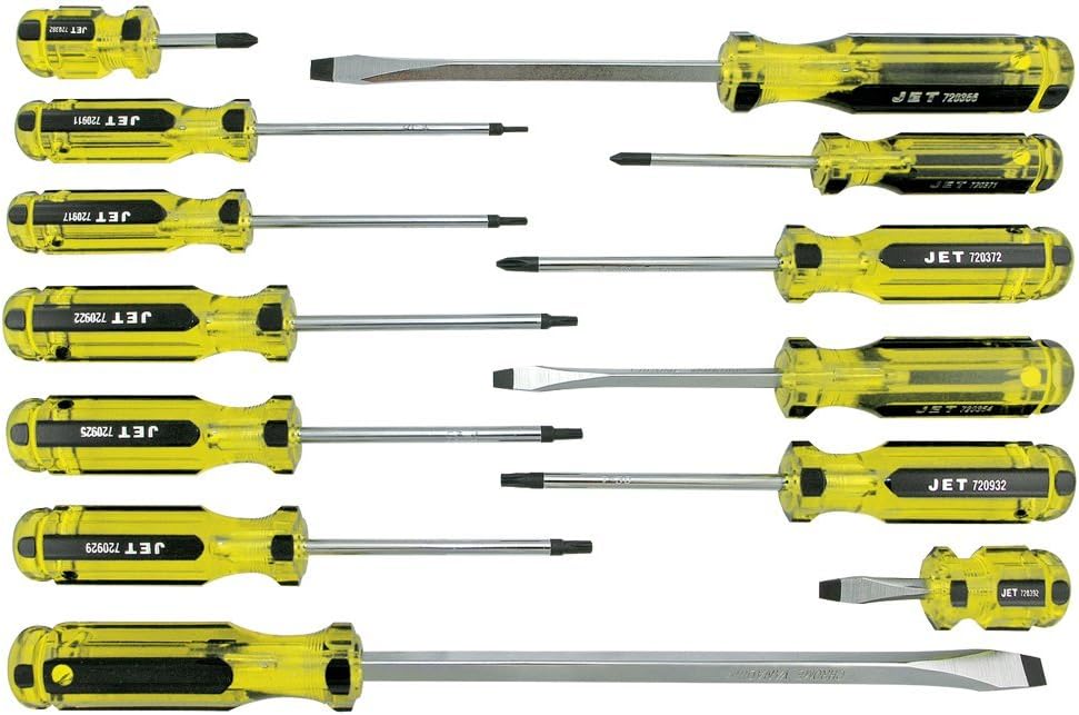 Jet 72057413Piece Jumbo Handle Mechanic's Screwdriver Set Amazon.ca