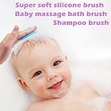 MMSGA Silicone Face Scrubbers Exfoliator Brush 3 Pack Baby Bath Facial Cleansing view 5