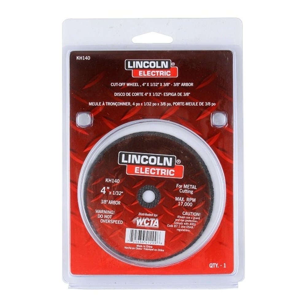 buy brand Lincoln Electric KH140 Abrasive CutOff Wheel, 25000 RPM, 4