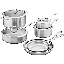 Amazon.com: ZWILLING Spirit 3-ply 10-pc Stainless Steel Cookware