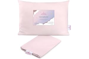 KONA'S BABY BOUTIQUE Kona's Perfect Pink Toddler Pillow - Softest Pillowcase - 13 x 18 Inch - Ages 2-3