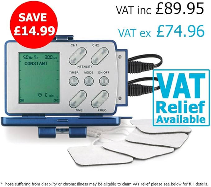 Profile EMS Digital Dual Channel EMS Machine With 7 Modes ideal for