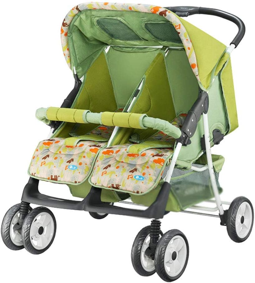side by side double pushchair