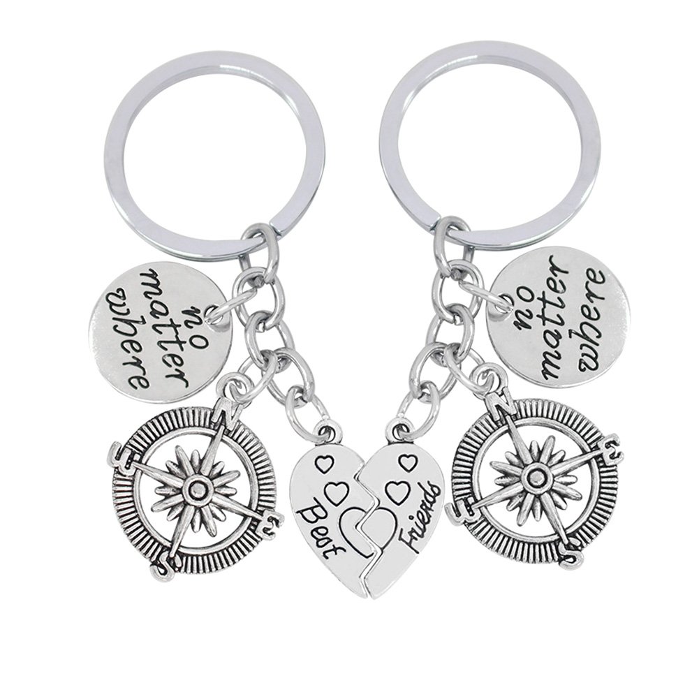 Galaxia Air2pcs Bbf Best Friends Key Chain Ring Set No