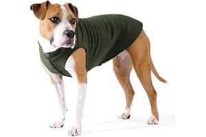 Gold Paw Series Stretch Fleece Pullover Sweater for Dogs - Hunter Green (Size 16)…