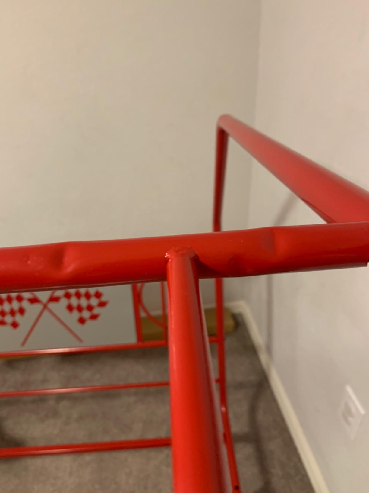 27/mo Finance Twin Car Bed Red Metal Dune Buggy Frame Boys Racing