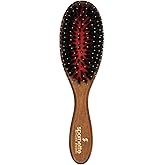 Spornette Boar Bristle Hair Brush for Women - Porcupine Brush with German Boar and Nylon Bristles for Detangling, Straightening & Smoothing - For All Hair Types