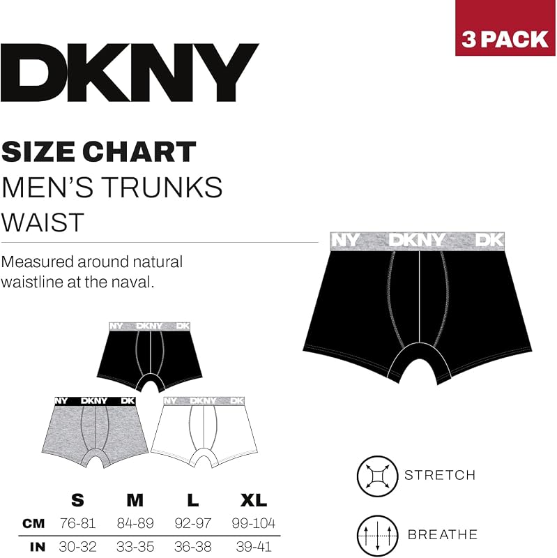 Pack multipack de boxers masculinos Seattle | Pack de 3 boxers de algodão para homem | Calções suaves e respiráveis, tecido premium de algodão | Calções de roupa interior masculina para ele, preto/cinzento/branco, XL