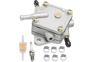 DFUERDIVN G16 Fuel Pump for Yamaha G16 G20 G22 Golf Cart 4 Cycle Engine pump with Fuel Filter Spark Plug kit