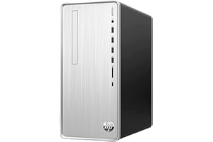 HP Pavilion Desktop PC, AMD Ryzen 5 5600G, 12 GB RAM, 512 GB SSD, Windows 11 Home, Wi-Fi 5 & Bluetooth Connectivity, 9 USB Ports, Wired Keyboard and Mouse Combo, Pre-Built PC Tower (TP01-2040, 2022)