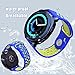 Galaxy Watch 42mm Band/Gear Sport Band - VIGOSS 20mm Silicone Strap Wristband for Samsung Galaxy Watch 42mm R810 & Gear Sport Smartwatch R600 / Garmin Vivomove HR/Garmin VivoActive 3(Blue/Yellow, S/M)