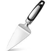 Heavy Duty Pie Server Spatula Stainless Steel Cake Cutter Thick Blade | Dishwasher Safe Not Bend Pie Cutter Slicer Cake Server Rust-proof