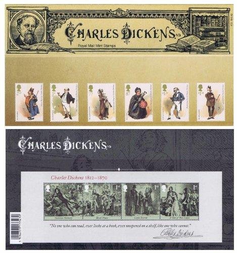 2012 Charles Dickens Stamps in Presentation pack