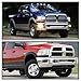 AUTOSAVER88 Fog Lights Compatible with 2009 2010 2011 2012 Dodge Ram 1500 2010 2011 2012 2013 2014 2015 2016 2017 2018 Dodge Ram 2500 3500 Fog Light Replacement,with 12V 42W H10 Bulbs-Smoke Lens
