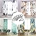Ddsky 40 Pack Metal Curtain Rings with Clips, Curtain Hangers Clips, Drapery Clips with Rings, Drapes Rings 1 in Interior Diameter, Compatible with 4.0mm/0.16