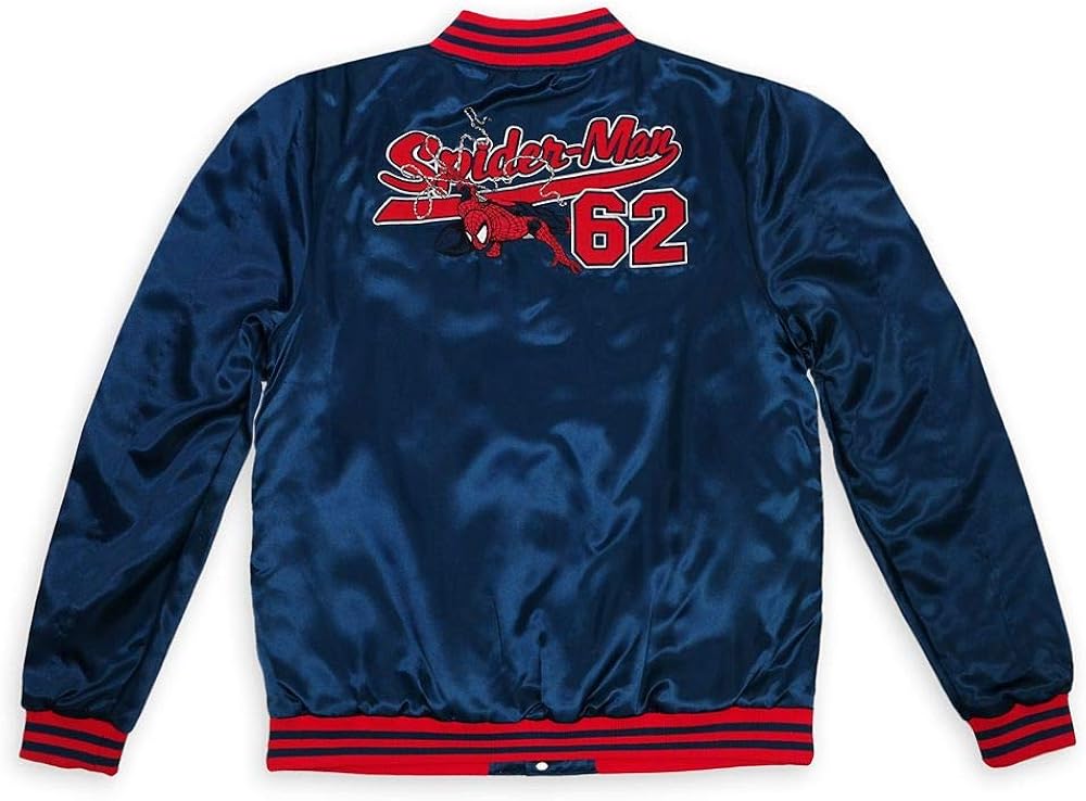 Marvel Spider-Man Varsity Jacket for Men at  Men’s Clothing store