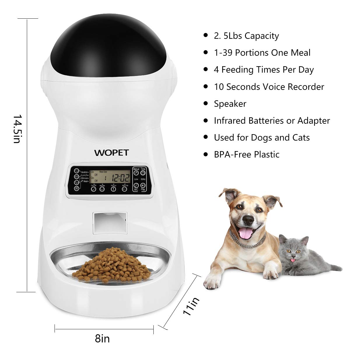 Smart Pet Feeder, Automatic Cat Dog Feeder User, 49 OFF